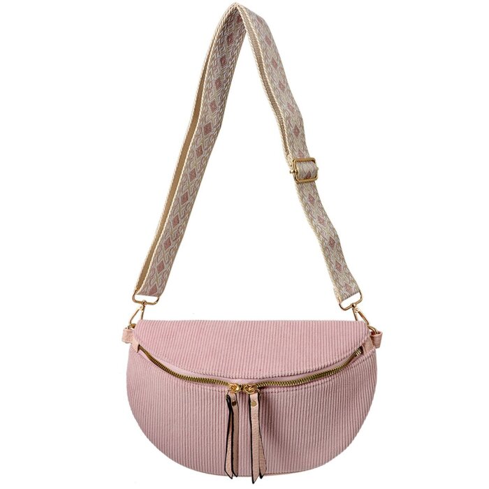 Juleeze JZBG0305P Tas Roze 25x16x7 cm Schoudertas Synthetische Schouderriem