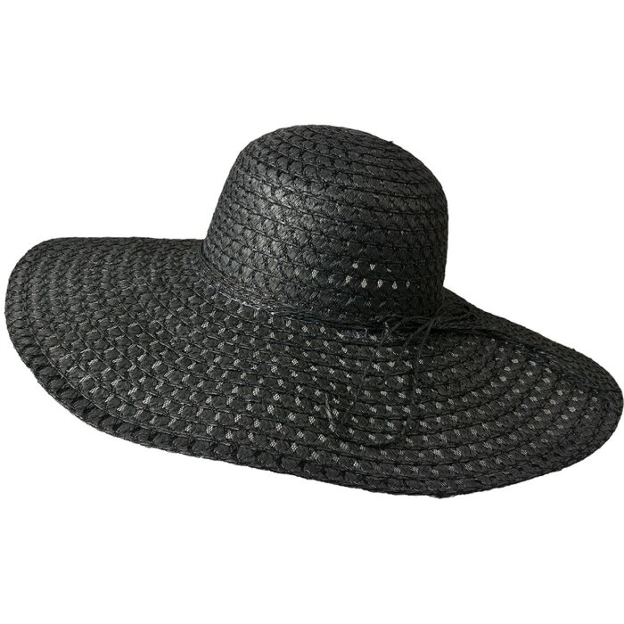 Juleeze JZHA0120 Hoed Zwart 57 cm Elegante dameshoed Zonwerend accessoire