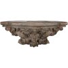 Clayre & Eef 5MG0060 Wandconsole Antiekbruin Groen 60x23x30 cm