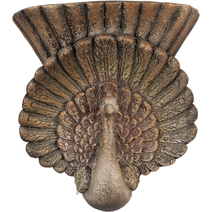 Clayre & Eef 6MG0111 Bloempotdecoratie Bruin 36x12x39 cm Interieur
