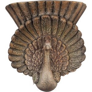Clayre & Eef 6MG0111 Bloempotdecoratie Bruin 36x12x39 cm Interieur
