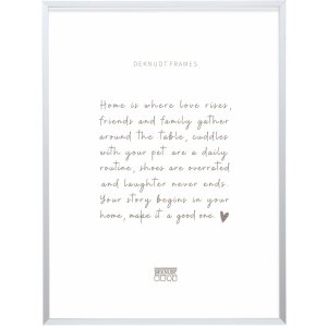 Deknudt S029D1 Simpele Fotolijst 13x18 cm Aluminium Mat Zilver