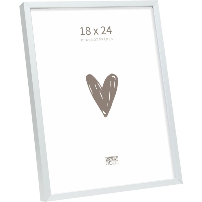 Deknudt S029D1 Eenvoudige fotolijst 18x24 cm mat zilverkleurig aluminium