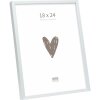 Deknudt S029D1 Eenvoudige fotolijst 18x24 cm mat zilverkleurig aluminium