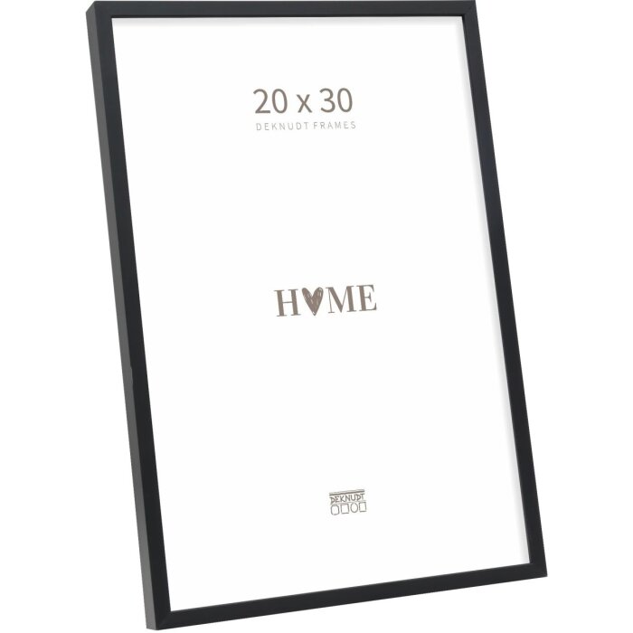 Deknudt S029S2 Simpele fotolijst 20x30 cm mat zwart aluminium