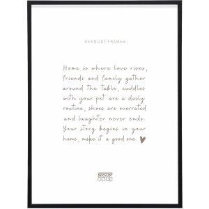 Deknudt S029S2 Simpele fotolijst 20x30 cm mat zwart aluminium