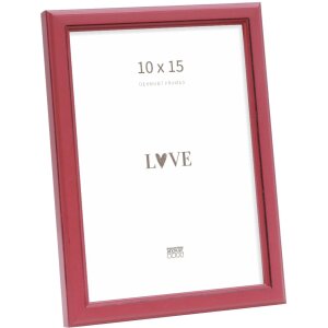 Deknudt S236F4 Fotolijst rood Hout 10x15 cm rustieke stijl