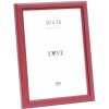 Deknudt S236F4 Fotolijst rood Hout 10x15 cm rustieke stijl