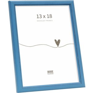 Deknudt S236F6 Fotolijst blauw Hout 13x18 cm rustieke Stijl