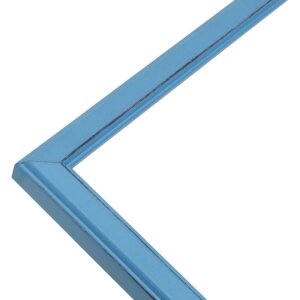 Deknudt S236F6 Fotolijst blauw Hout 13x18 cm rustieke Stijl