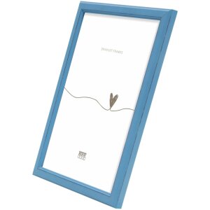 Deknudt S236F6 Fotolijst blauw Hout 13x18 cm rustieke Stijl