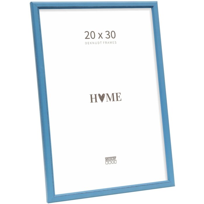 Deknudt S236F6 fotolijst blauw hout 20x30 cm rustieke stijl