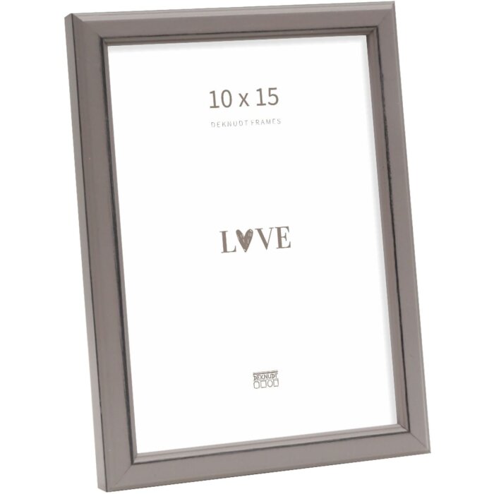 Deknudt S236F7 Fotolijst grijs hout 10x15 cm rustieke stijl