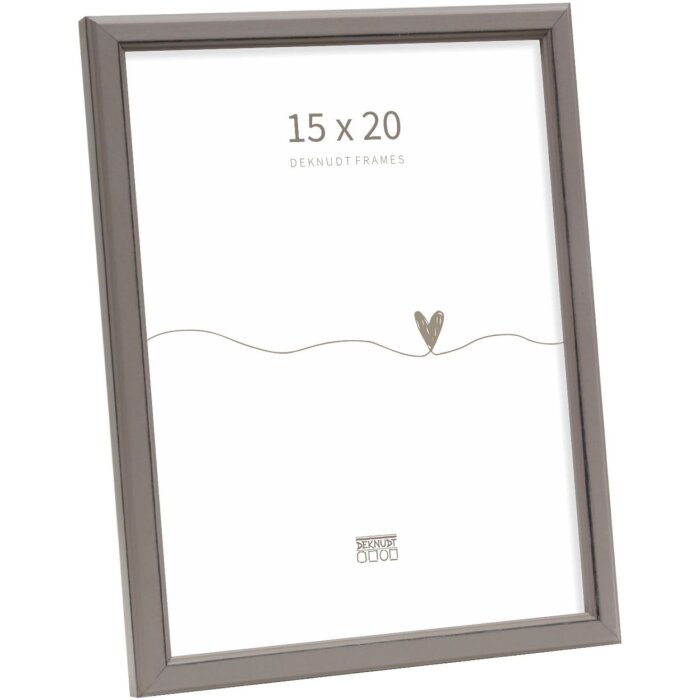 Deknudt S236F7 Fotolijst grijs Hout 15x20 cm rustieke Stijl