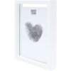 Deknudt S68SG1 Glaslijst met Houten Rand Wit - Zwevend Effect 15x20 cm