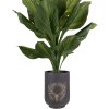 Clayre & Eef 6MG0109 Decoratie bloempot hert motief grijs-beige Ø 23x31 cm