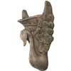 Clayre & Eef 6MG0112 Decoratie Bloempot Bruin Groen 30x15x43 cm Barokstijl