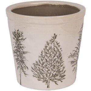 Clayre & Eef 6CETKG0001M Decoratie Bloempot Beige...