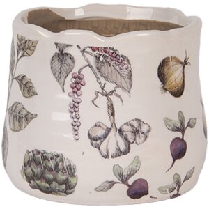 Clayre & Eef 6CETKG0001XS Bloempot Keramiek Beige...