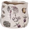 Clayre & Eef 6CETKG0001XS Bloempot Keramiek Beige Ø 11x10 cm Landelijke stijl