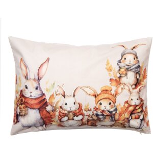 Clayre & Eef KT036.054 Kussenhoes 35x50 cm Beige...