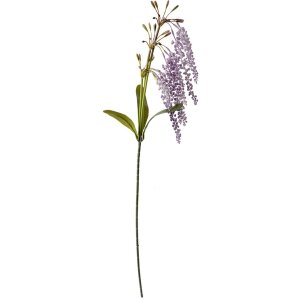 Clayre & Eef decoratieve tak paarse bloemen 14x10x82...