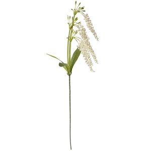 Clayre & Eef decoratieve tak bloemen wit groen 82 cm...