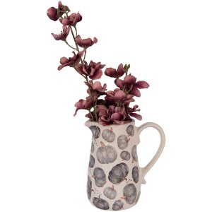 Clayre & Eef Decoratiekan Pompoenmotief 16x12x18 cm