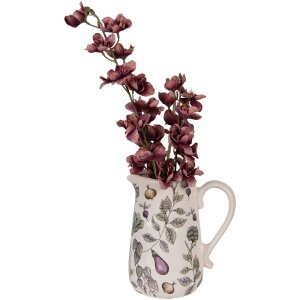Clayre & Eef Decoratieve Kandelaar Groentemotief 21x15x23 cm