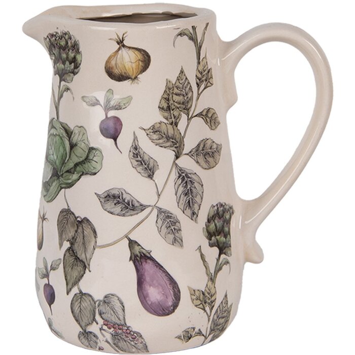 Clayre & Eef Decoratiekan Gemüsemotief 16x12x18 cm
