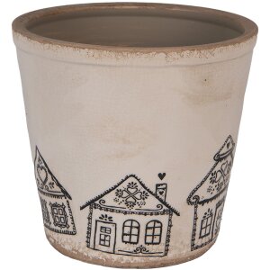 Clayre & Eef 6CE2123XL Decoratieve bloempot Ø 21x20 cm