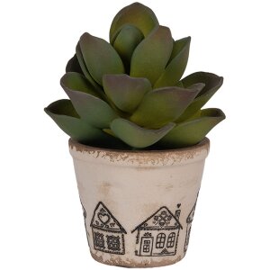 Clayre & Eef 6CE2123XS Decoratieve Bloempot Ø 8x7 cm