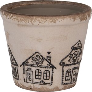 Clayre & Eef 6CE2123XS Decoratieve Bloempot Ø 8x7 cm