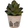 Clayre & Eef 6CE2123XS Decoratieve Bloempot Ø 8x7 cm