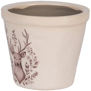 Clayre & Eef 6CEGTW0001XS Decoratieve bloempot Ø 8x7 cm