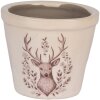 Clayre & Eef 6CEGTW0001XS Decoratieve bloempot Ø 8x7 cm