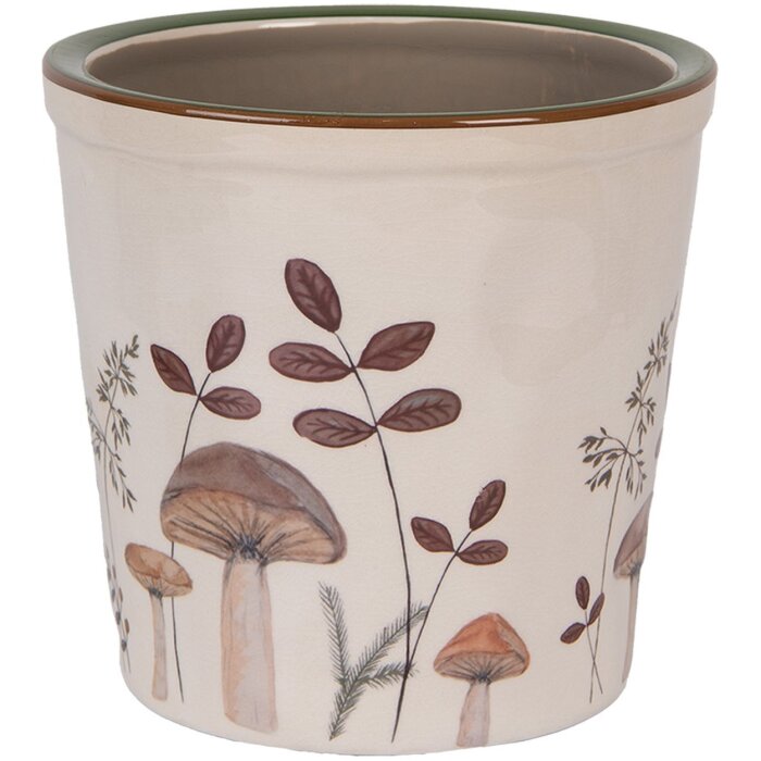 Clayre & Eef 6CELFJ0001L Decoratieve bloempot Ø 17x16 cm