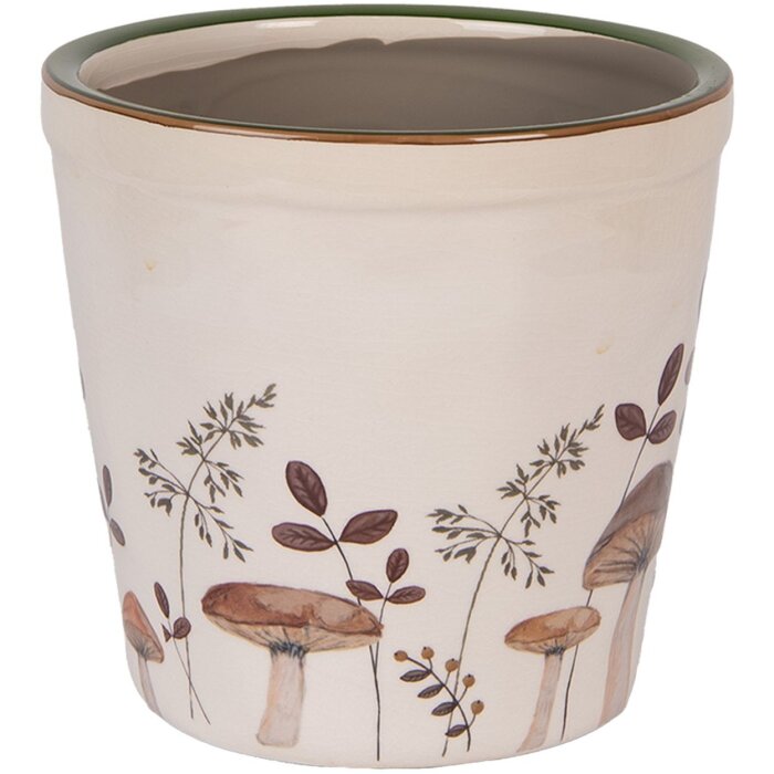 Clayre & Eef 6CELFJ0001M Decoratieve bloempot Ø 15x14 cm