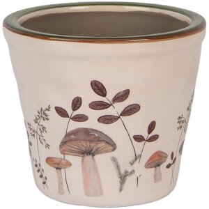Clayre & Eef 6CELFJ0001S Decoratieve bloempot...