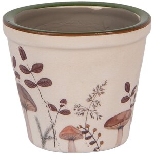 Clayre & Eef 6CELFJ0001XS Decoratieve bloempot Ø 8x7 cm
