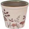 Clayre & Eef 6CELFJ0001XS Decoratieve bloempot Ø 8x7 cm