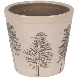 Clayre & Eef 6CENPT0001M Decoratieve bloempot...