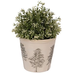 Clayre & Eef 6CENPT0001M Decoratieve bloempot...