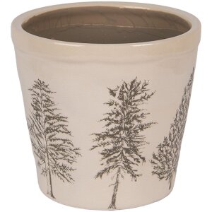 Clayre & Eef 6CENPT0001M Decoratieve bloempot Ø 15x14 cm
