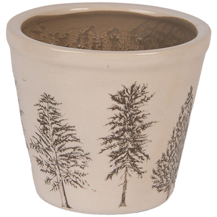 Clayre & Eef 6CENPT0001S Decoratieve bloempot Ø 12x11 cm