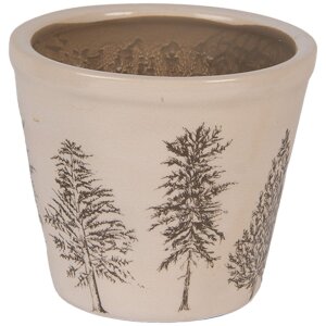 Clayre & Eef 6CENPT0001S Decoratieve bloempot...