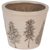 Clayre & Eef 6CENPT0001S Decoratieve bloempot Ø 12x11 cm
