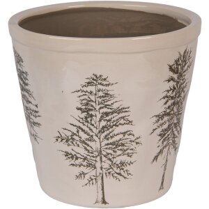Clayre & Eef 6CENPT0001XL Decoratieve plantenpot Ø 21x20 cm