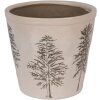Clayre & Eef 6CENPT0001XL Decoratieve plantenpot Ø 21x20 cm