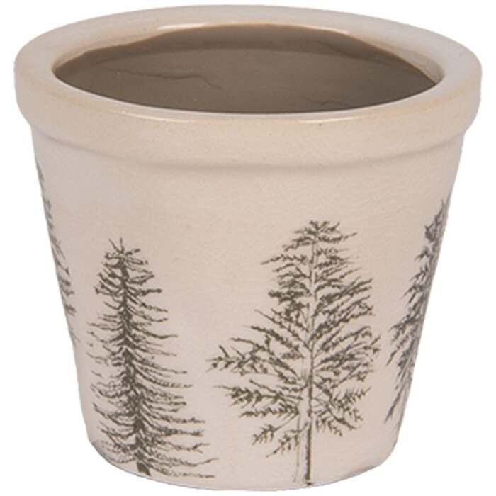 Clayre & Eef 6CENPT0001XS Decoratieve bloempot Ø 8x7 cm